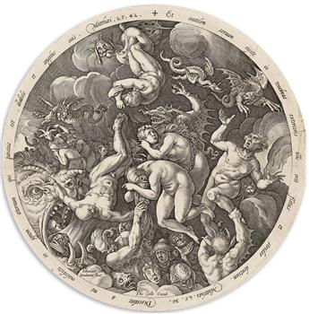 HENDRICK GOLTZIUS The Raising of the Dead * The Descent of the Damned into Hell.